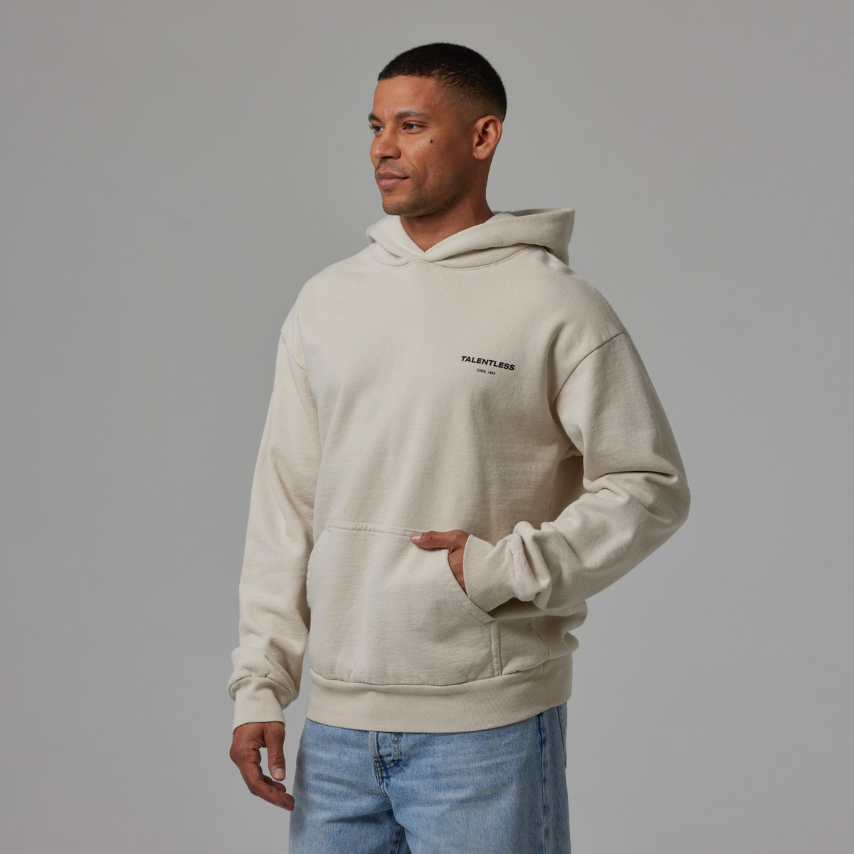 Talentless Men's Heavyweight Hoodie Circle Logo