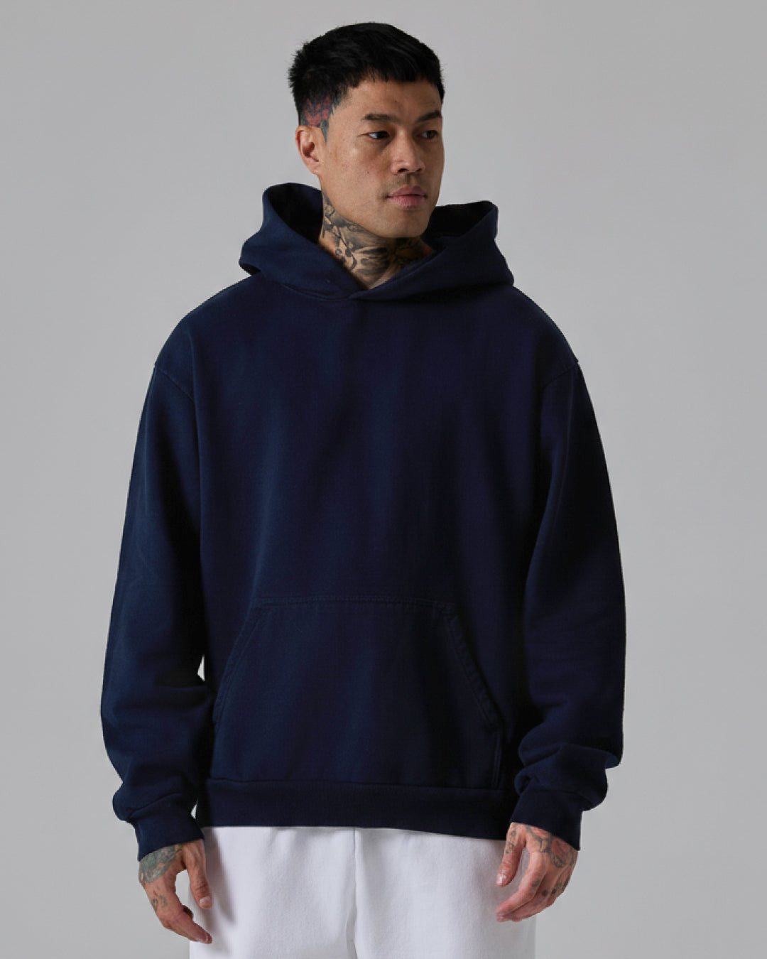 Talentless | Men's Heavyweight Hoodie Navy