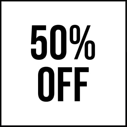 50% off