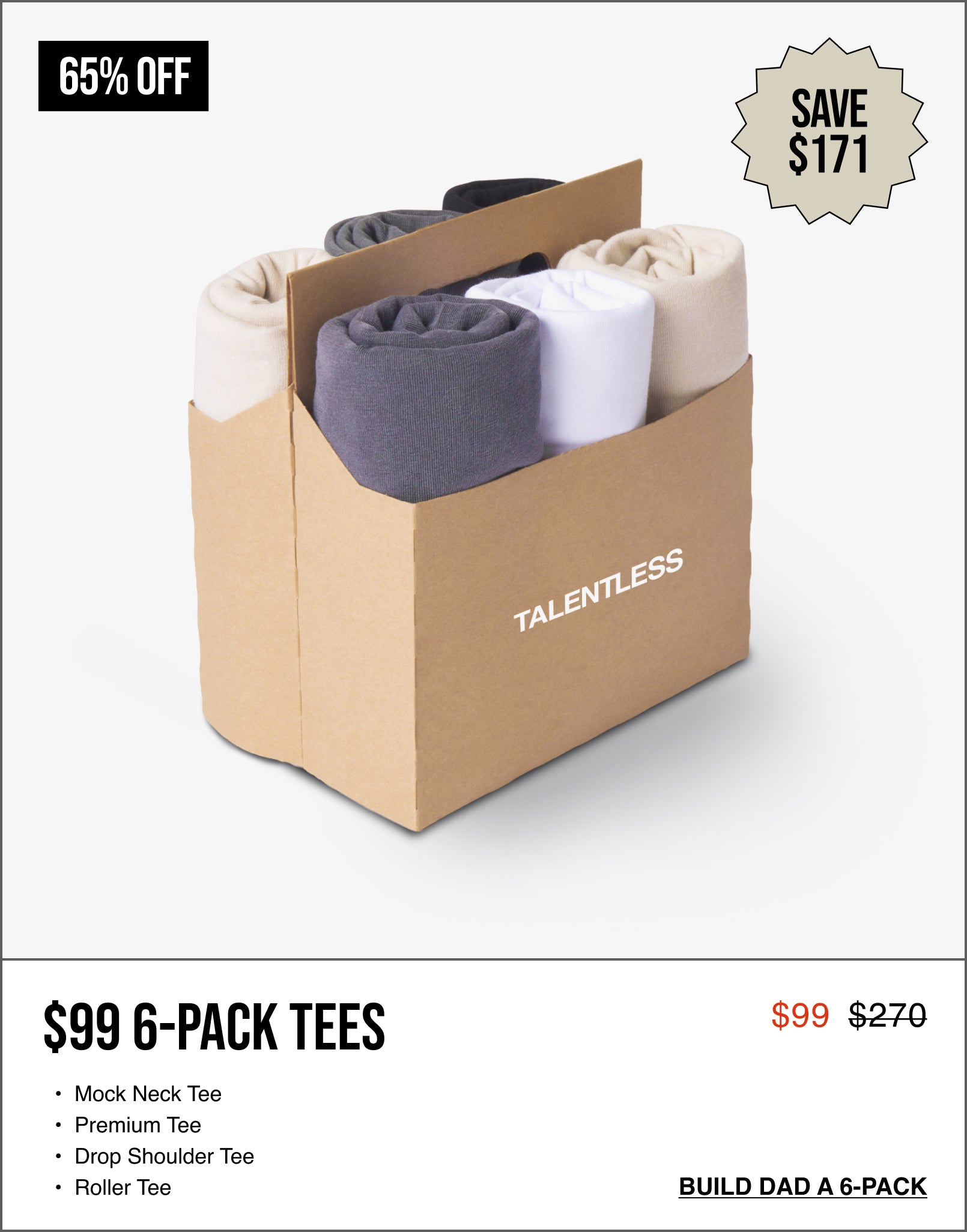 The Six Pack of Tees