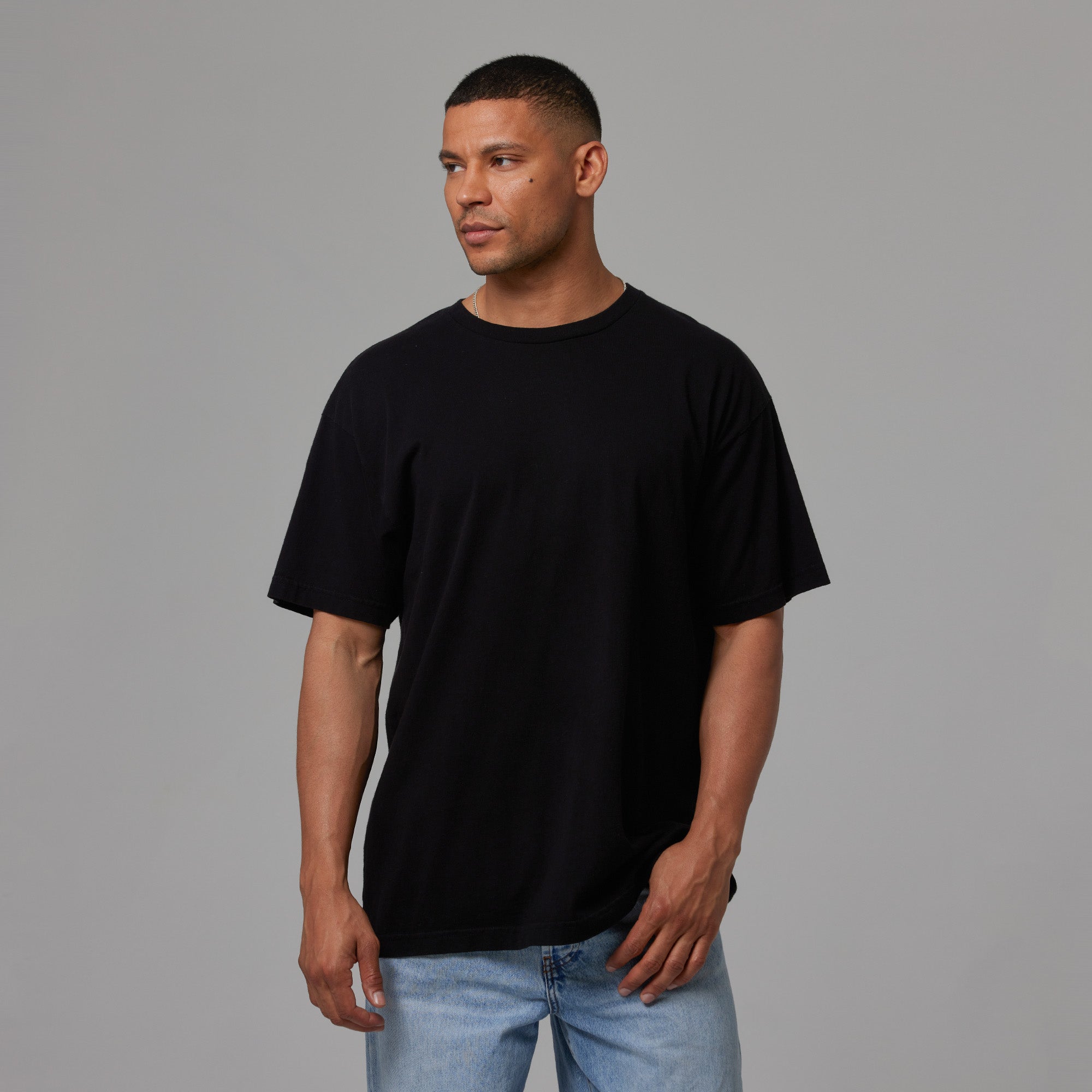 MENS DROP SHOULDER TEE