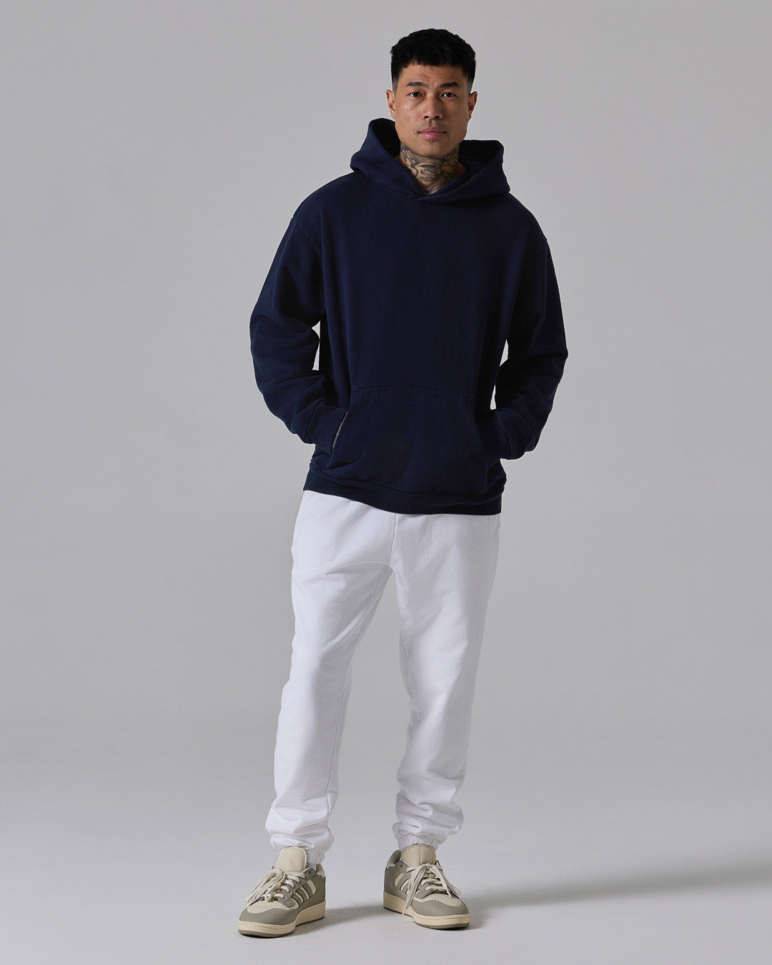 Talentless | Men's Heavyweight Hoodie Navy