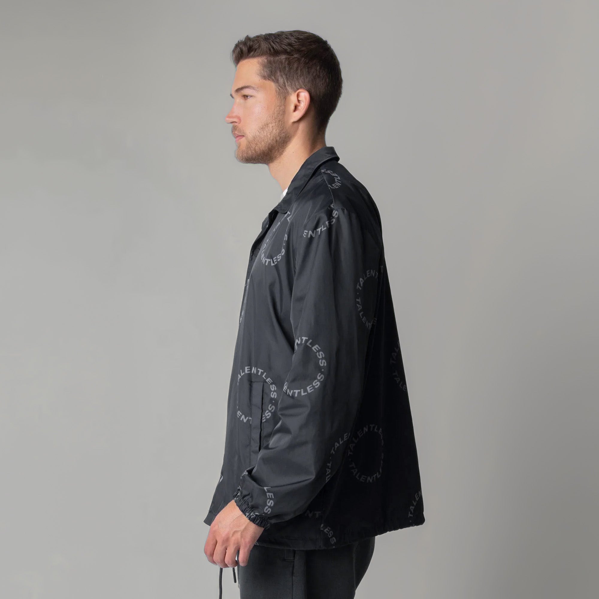 Good Art HLYWD Japanese Nylon Coaches Jacket - Black | Garmentory