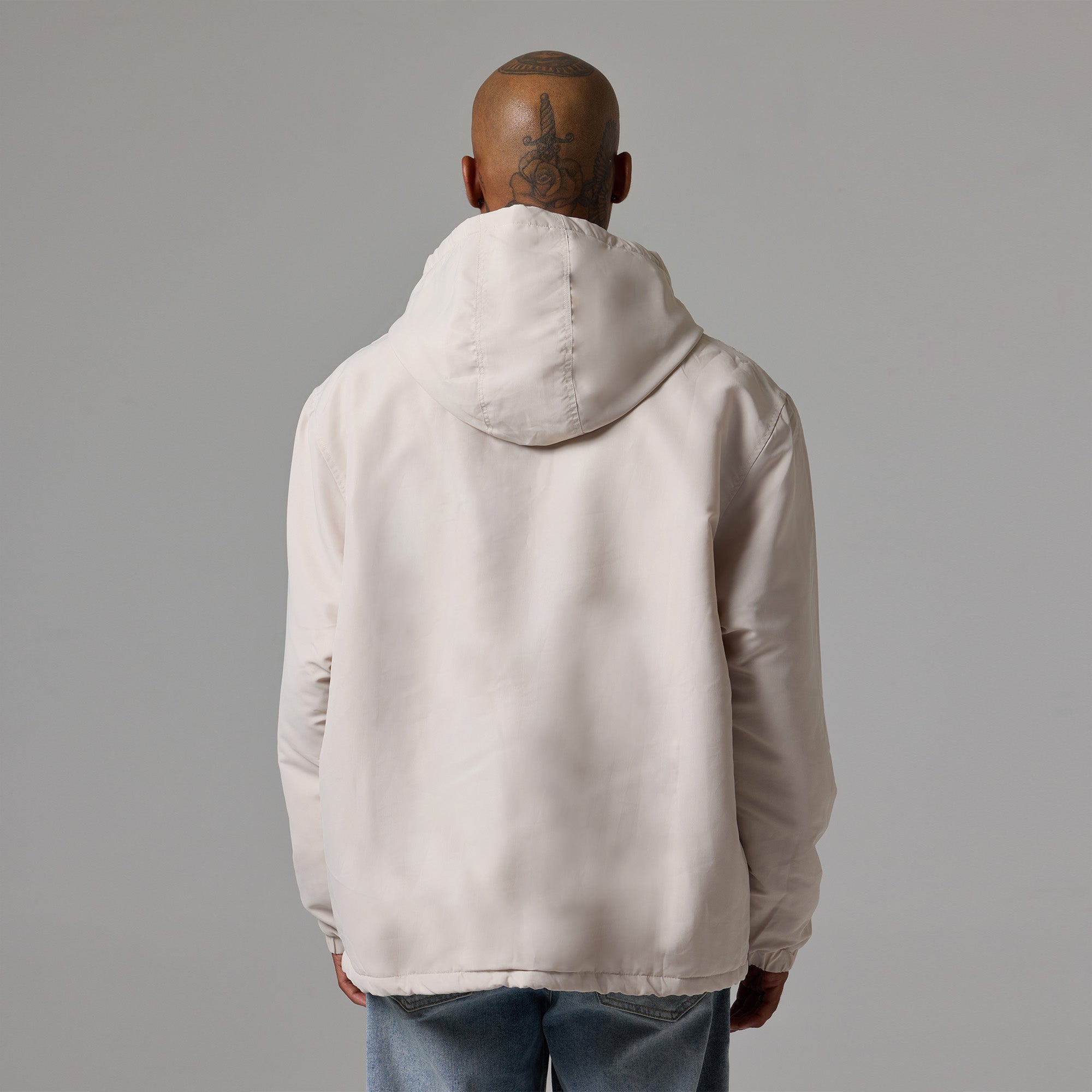 Hoodie Half Coat ホワイト　na.e Nova Half Zip Hoodie 