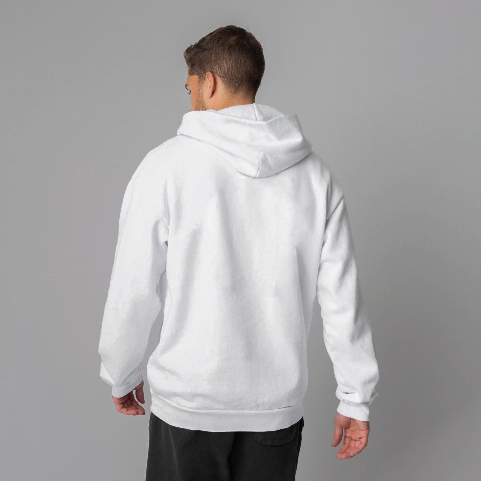 All white best sale mens hoodie