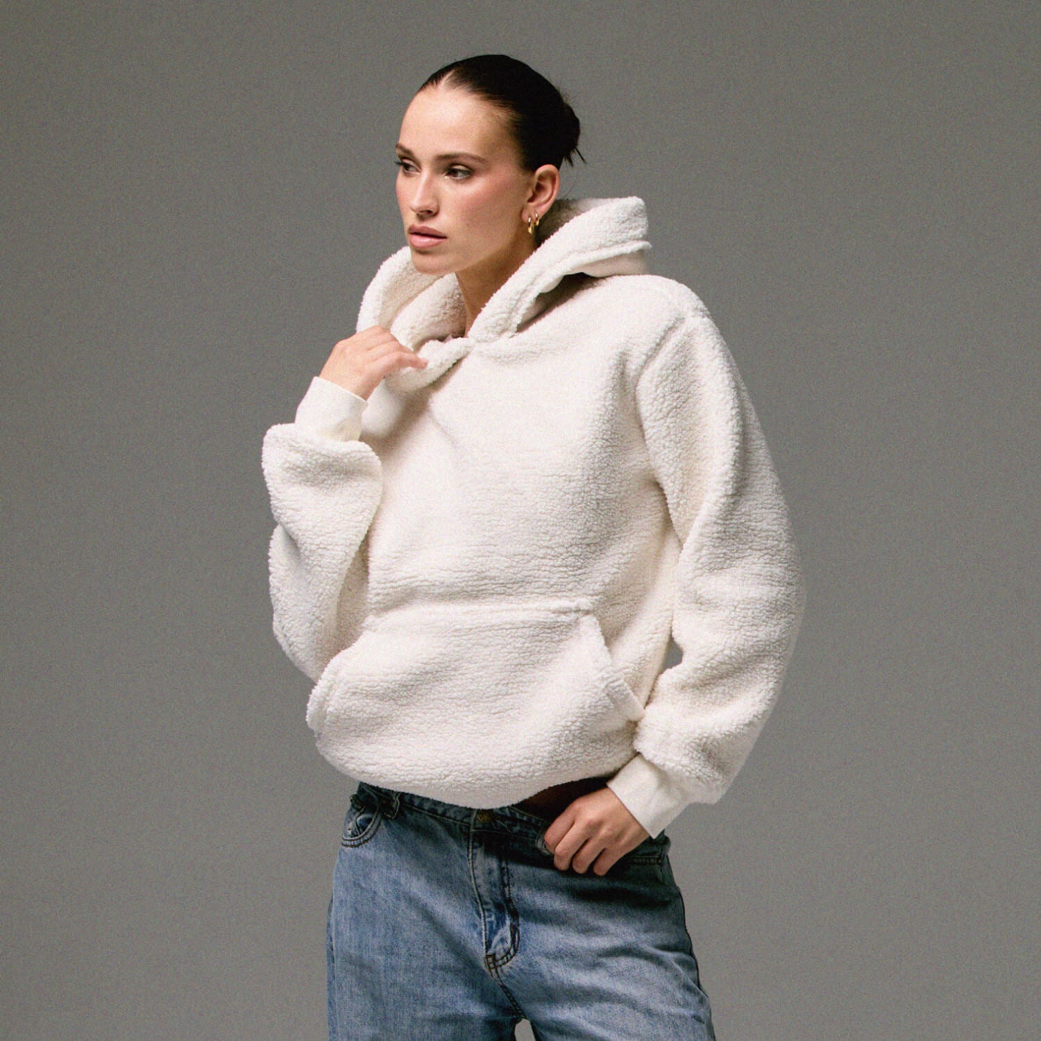 WOMENS SHERPA HOODIE