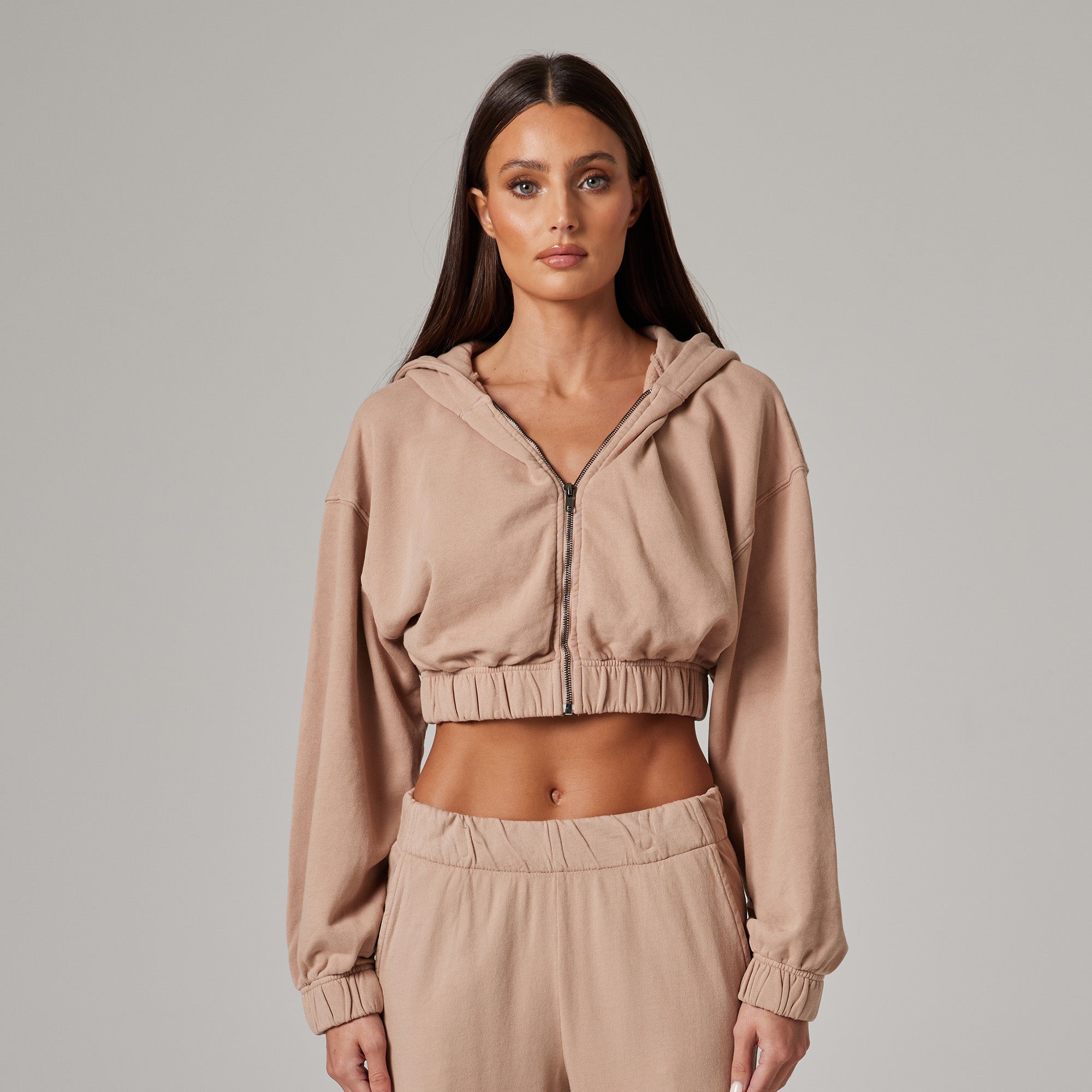 Aayomet Womens Zip Up Cropped Hoodie Casual Workout Crop Sweatshirt Hoodes Tops With Pockets White M