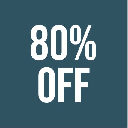 80% off