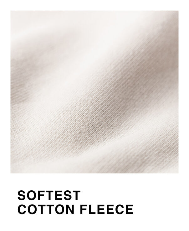 Close up of the softest Cotton Fleece used in the Womens Boxing Shorts.