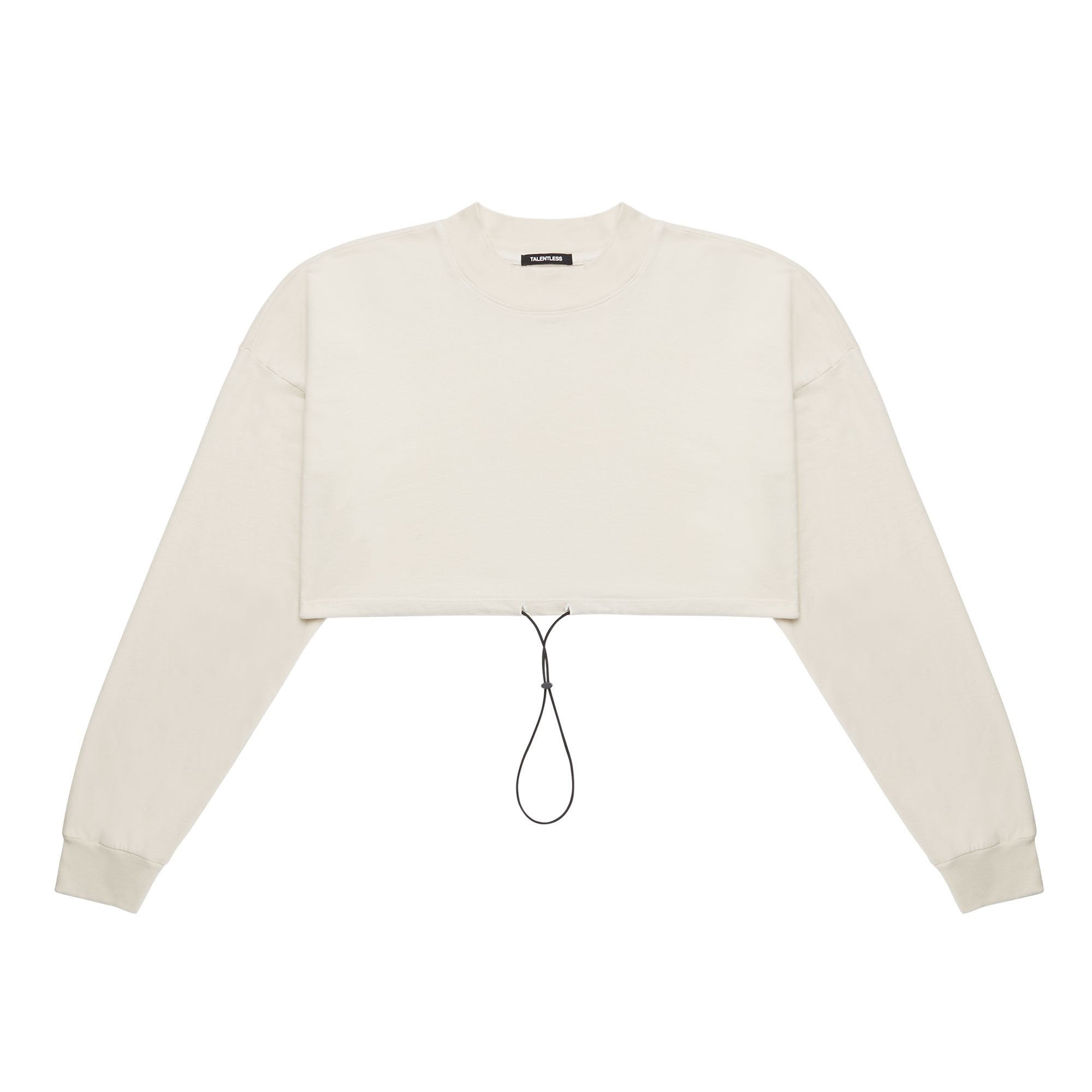 Alexander offers Wang Tie-Back Crop Sweatshirt