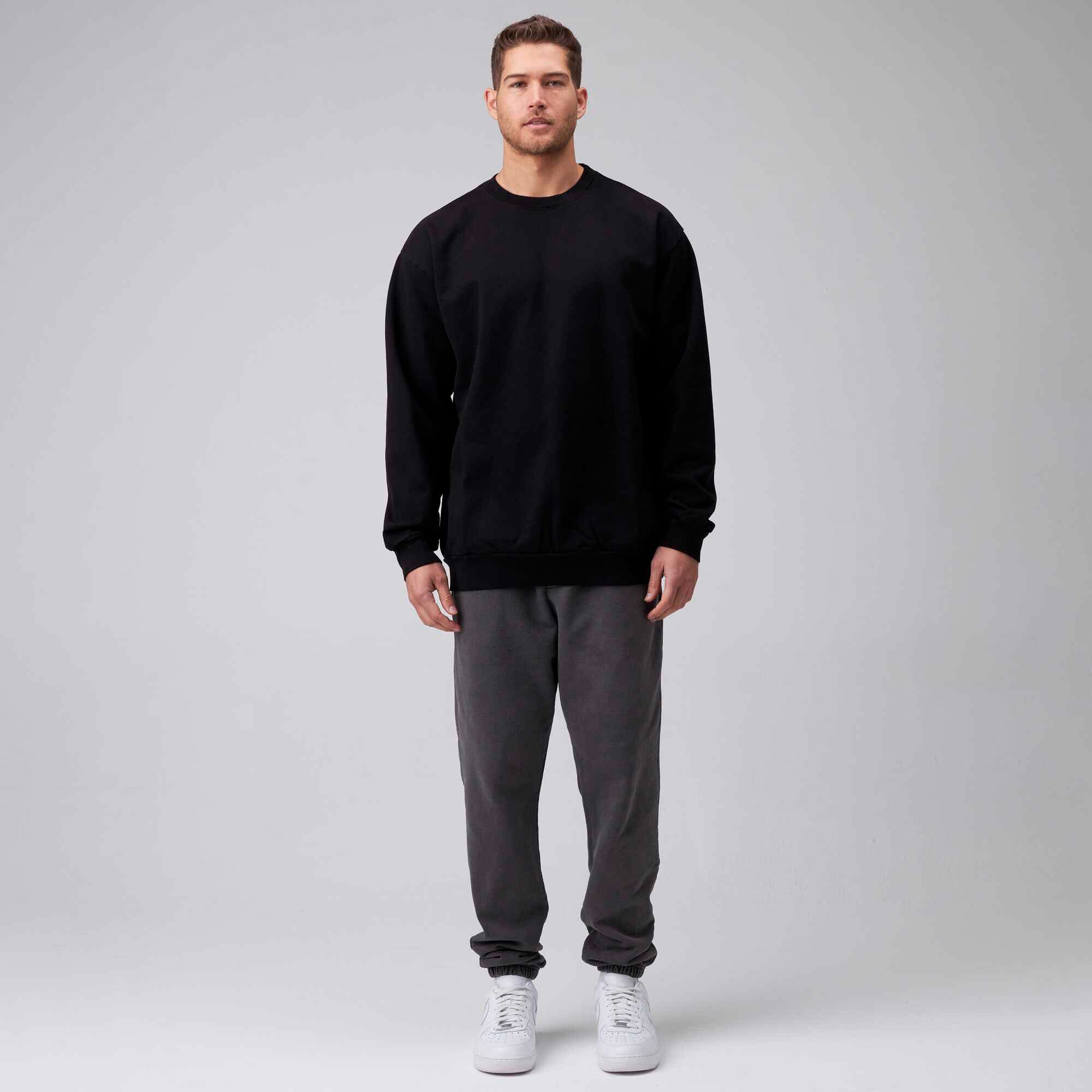 Black mens outlet crewneck