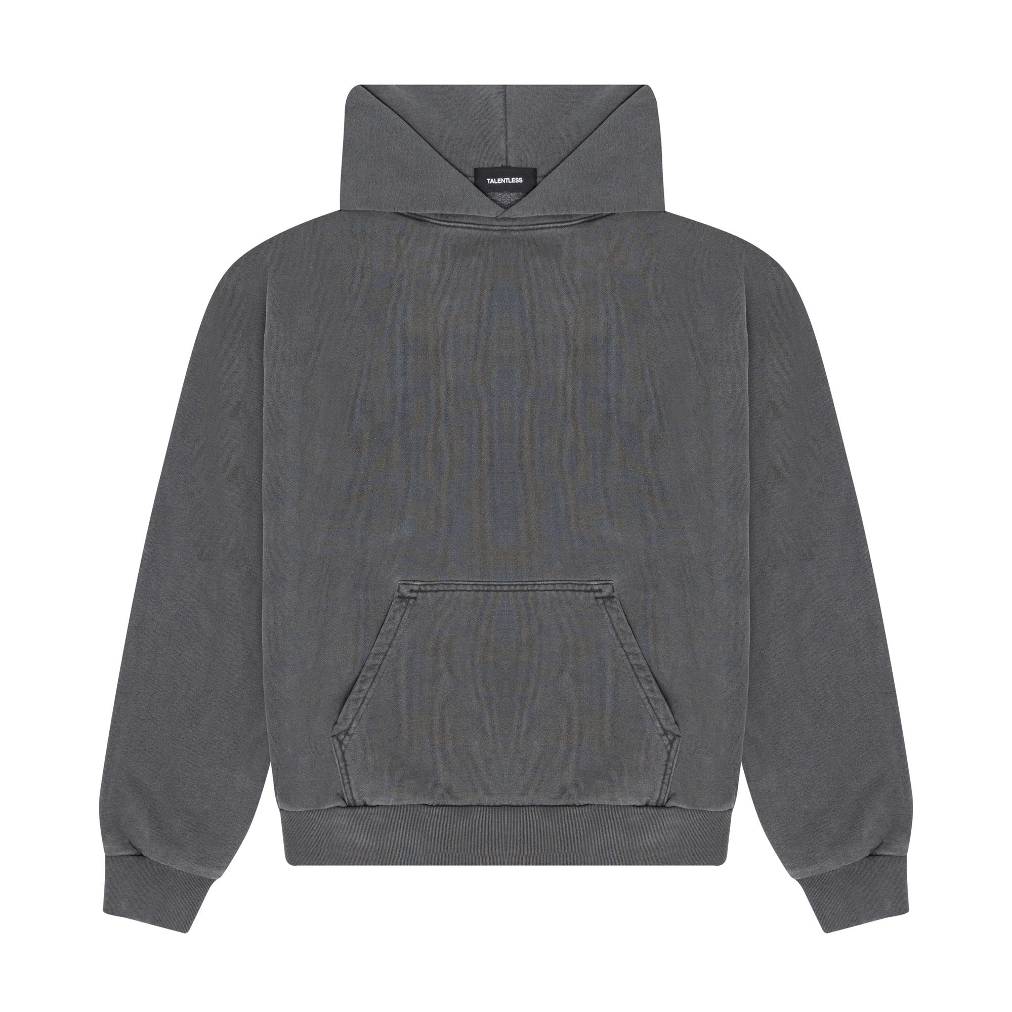 Embroidered grey online hoodie