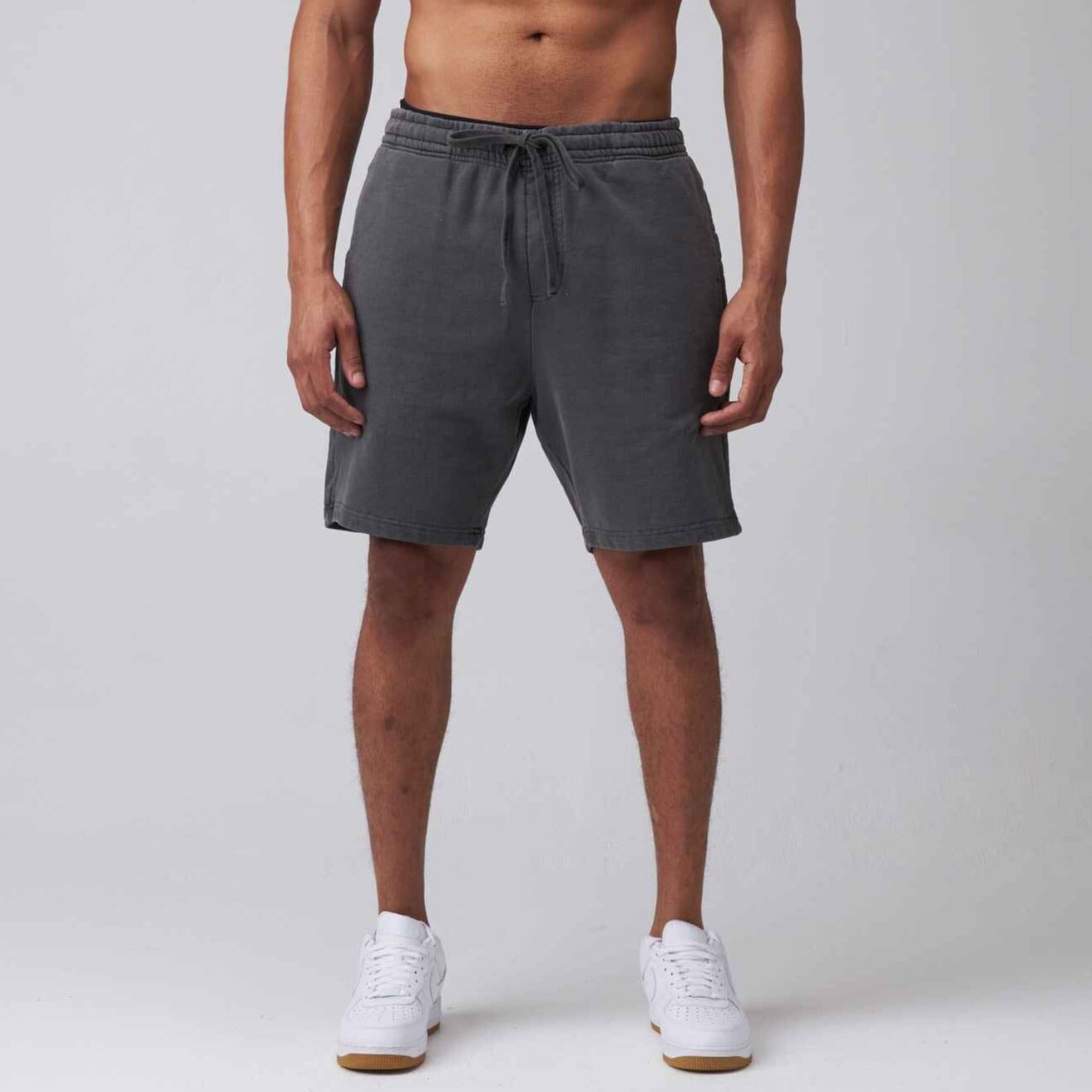 Grey mens cheap sweat shorts