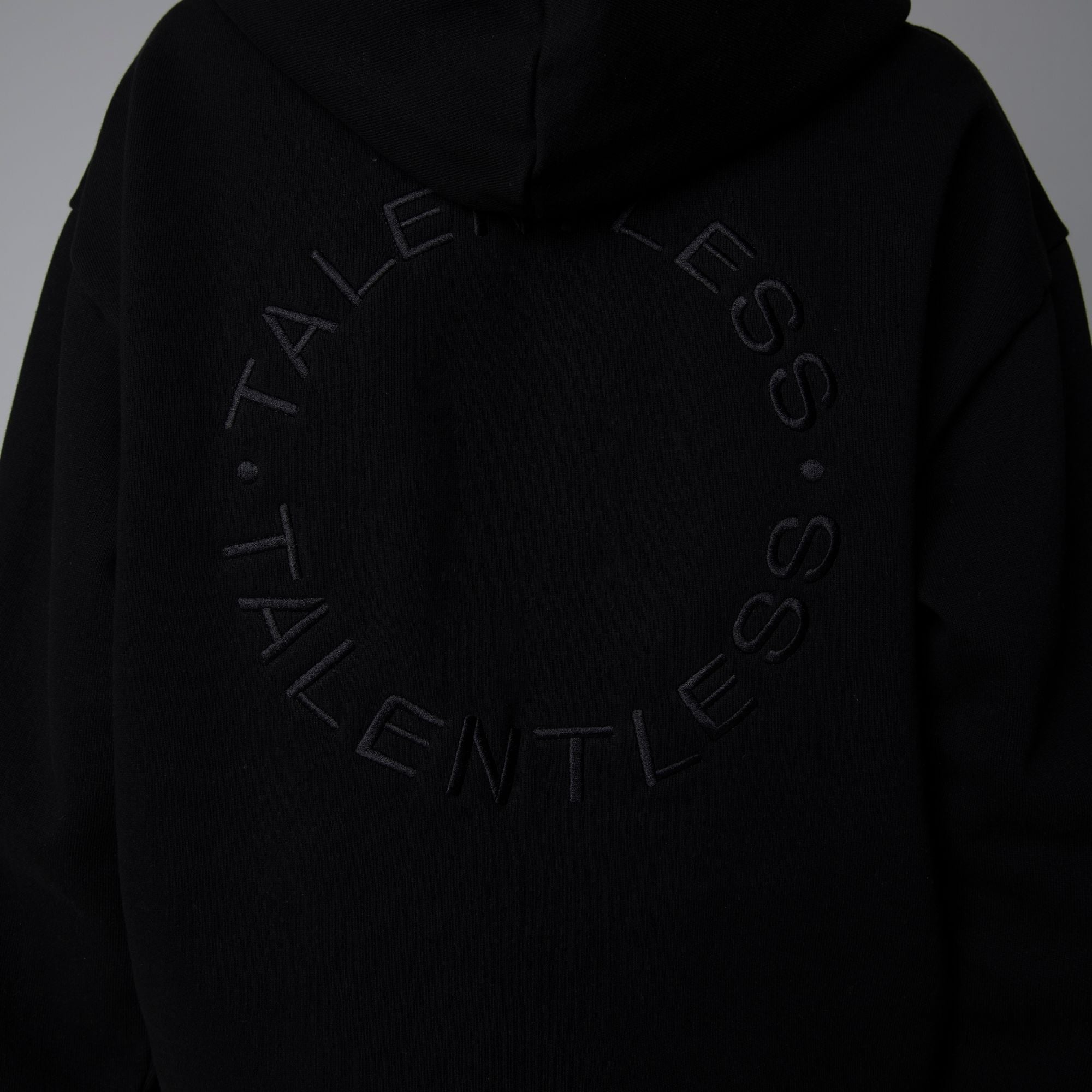 MENS HOODIE - CIRCLE LOGO EMBROIDERED