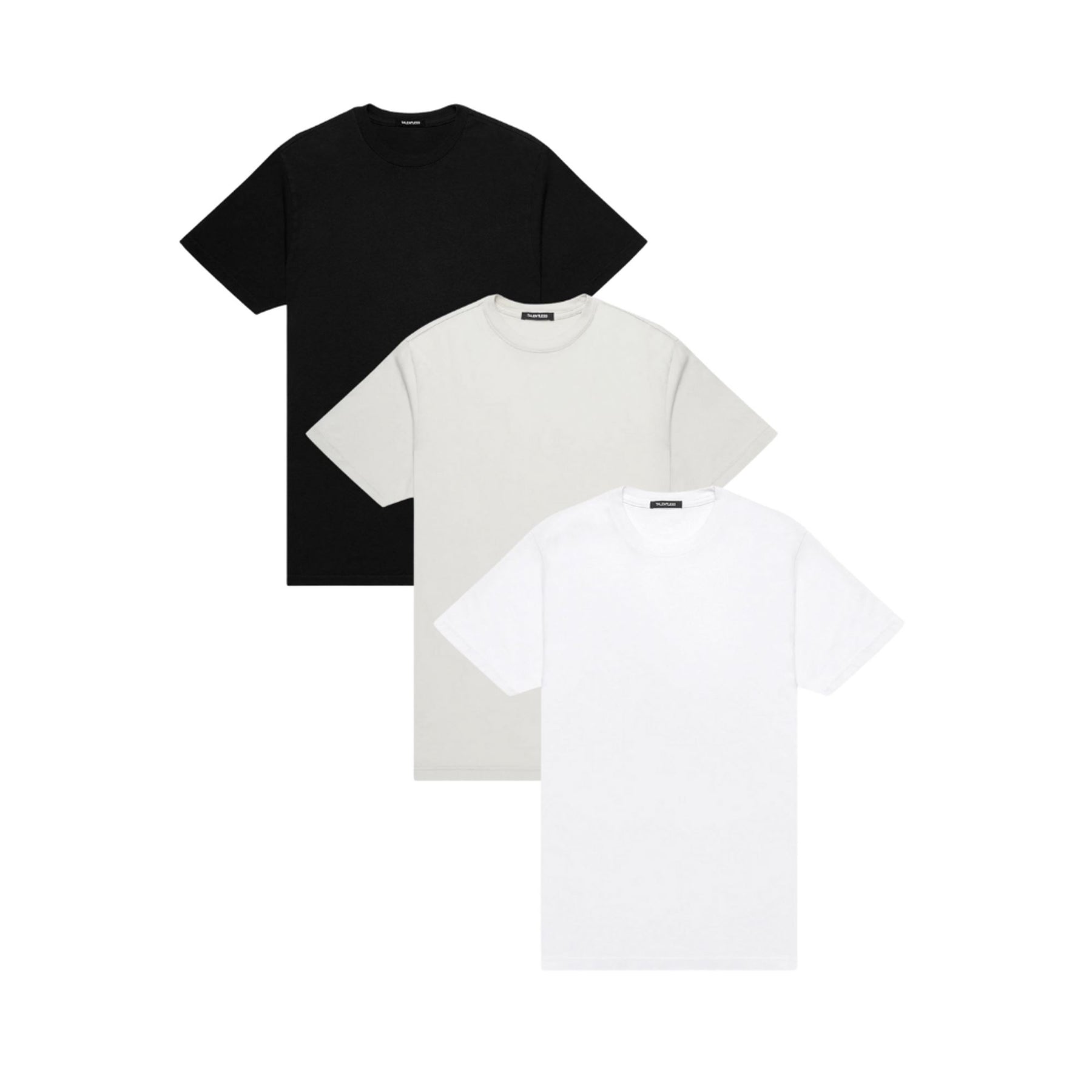 Men's Premium Tee 3 Pack | White, Bone, Pitch Black – TALENTLESS