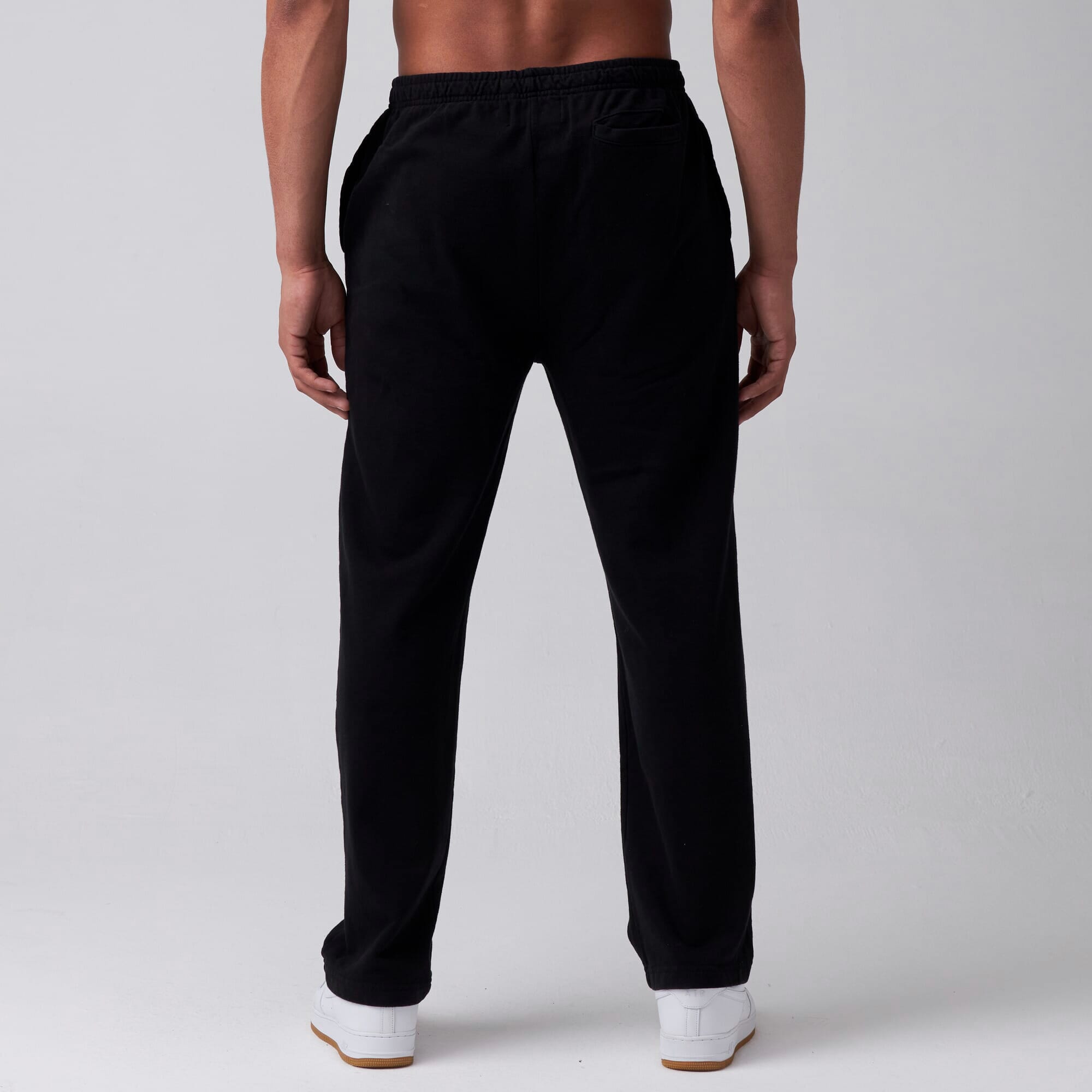 Y2K Champion Athleticwear Black Blank Sweatpants Bottoms 2000s 2XL