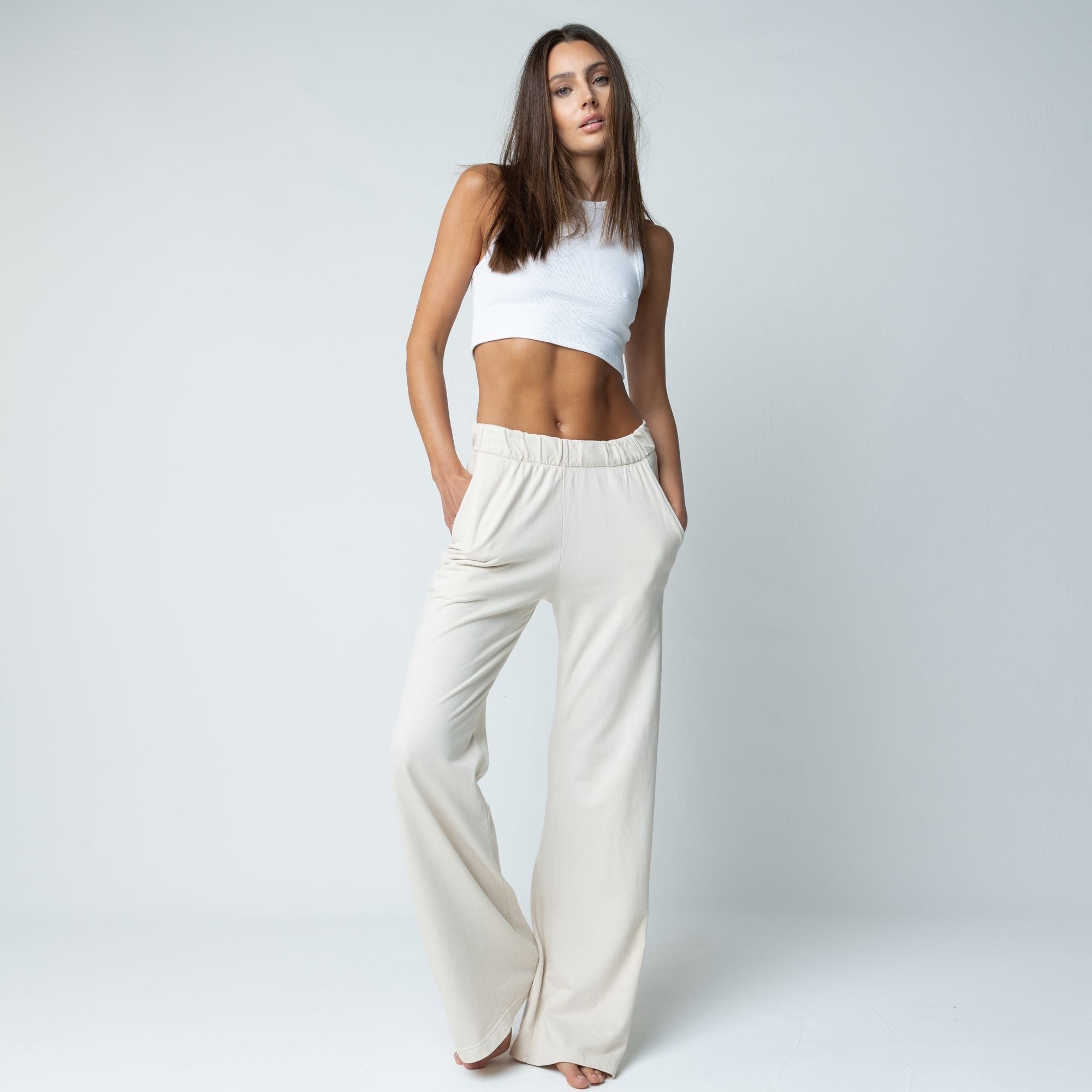 Rae Mode French Terry Straight Leg Lounge Pants - Heather Grey – Style Lust  Shop