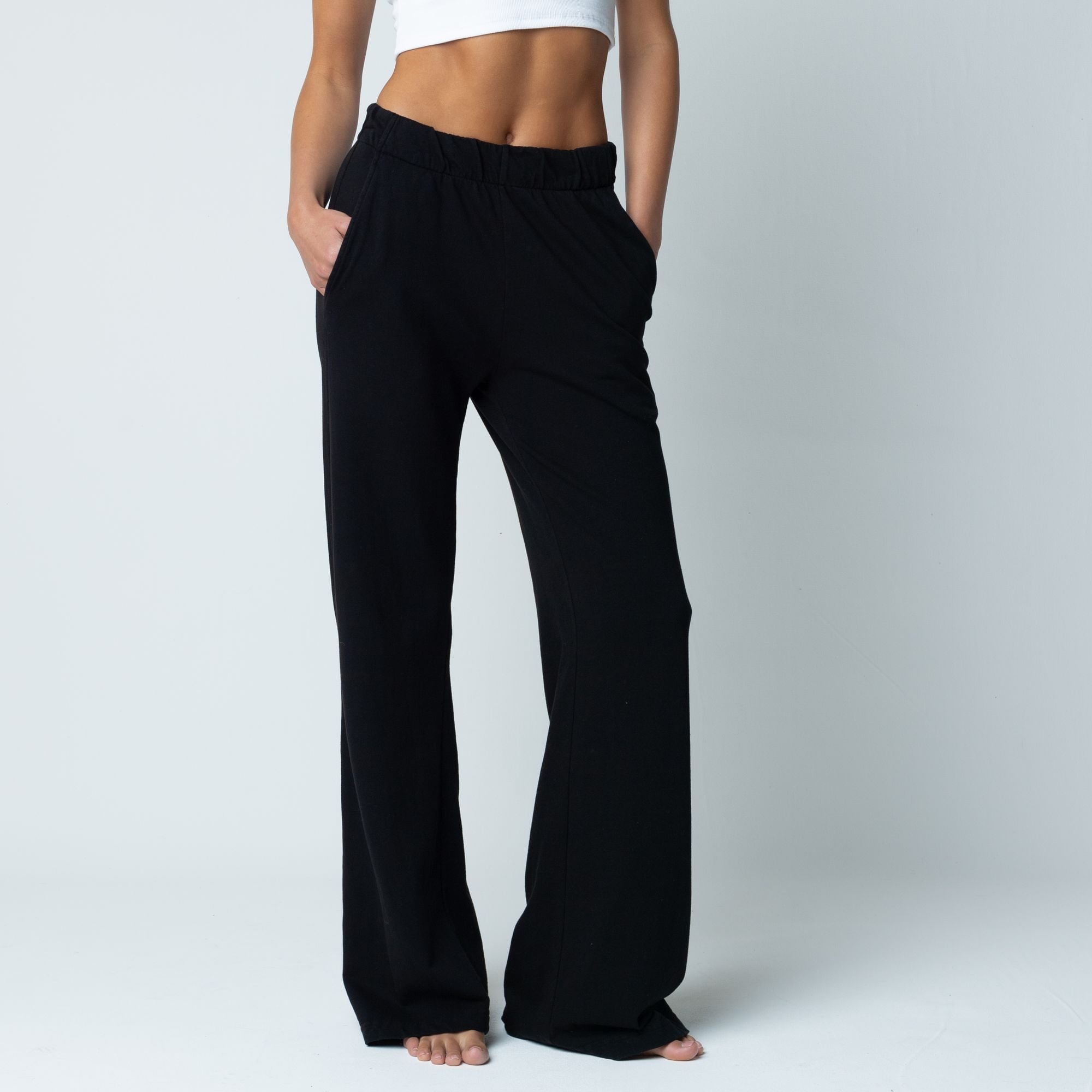   Essentials Women's Studio Terry Lounge Pant, Black,  X-Small : Clothing, Shoes & Jewelry