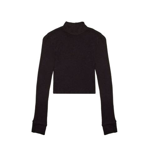 TALENTLESS | WOMENS LONG SLEEVE MOCKNECK CROP