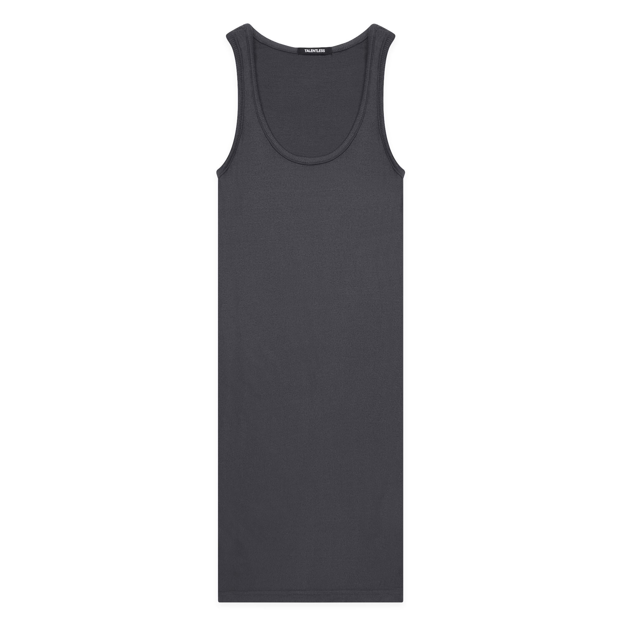 Talentless Women's Modal Tank Dress Steel Grey | L Talentless Women's Modal Tank Dress Steel Grey | L